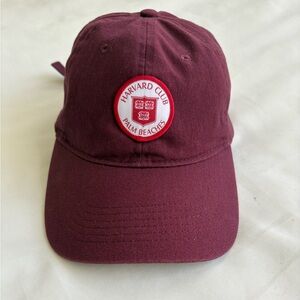 Harvard CLUB Palm Beach Cap Harvard red unisex rare heritage vibes Ivy League
